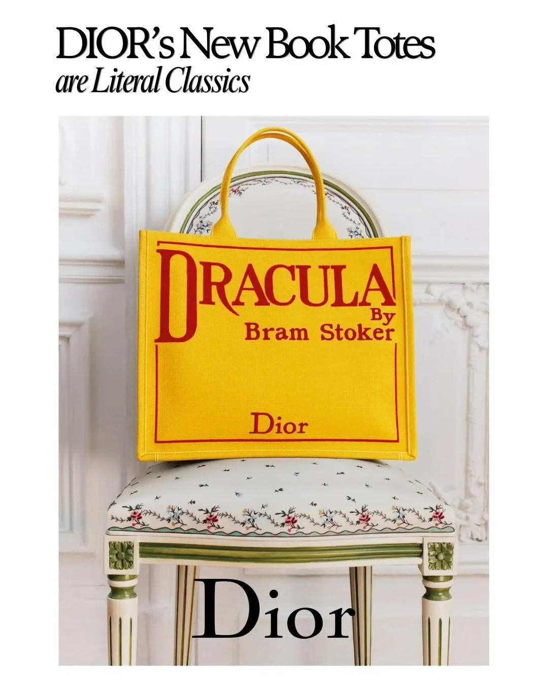 DIOR turns literature into a status symbol.
A tote that reads like a first edition.

Because classics deserve better than a bookshelf.

@dior

#Dior #BookTote #LuxuryFashion #FashionCulture #DesignerBags

West of Ordinary
The latest in fashion, beaut