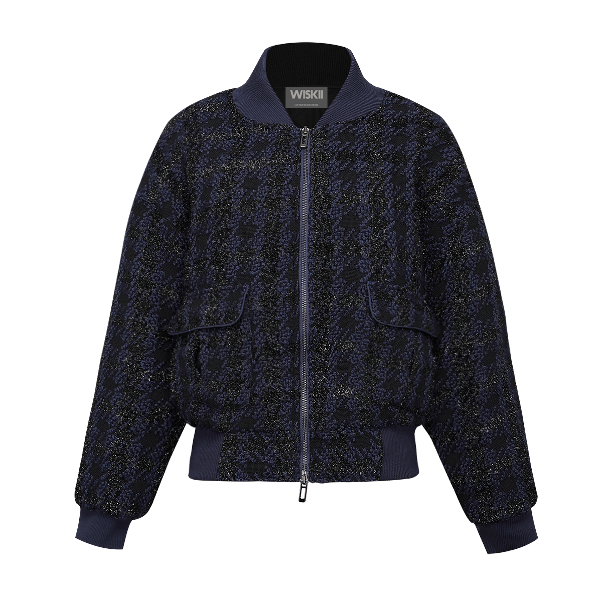 Sable West Club Standard, WISKII Active Legacy Tweed Jacket Sapphire 2026, luxury women's golf jacket, premium performance golf outerwear