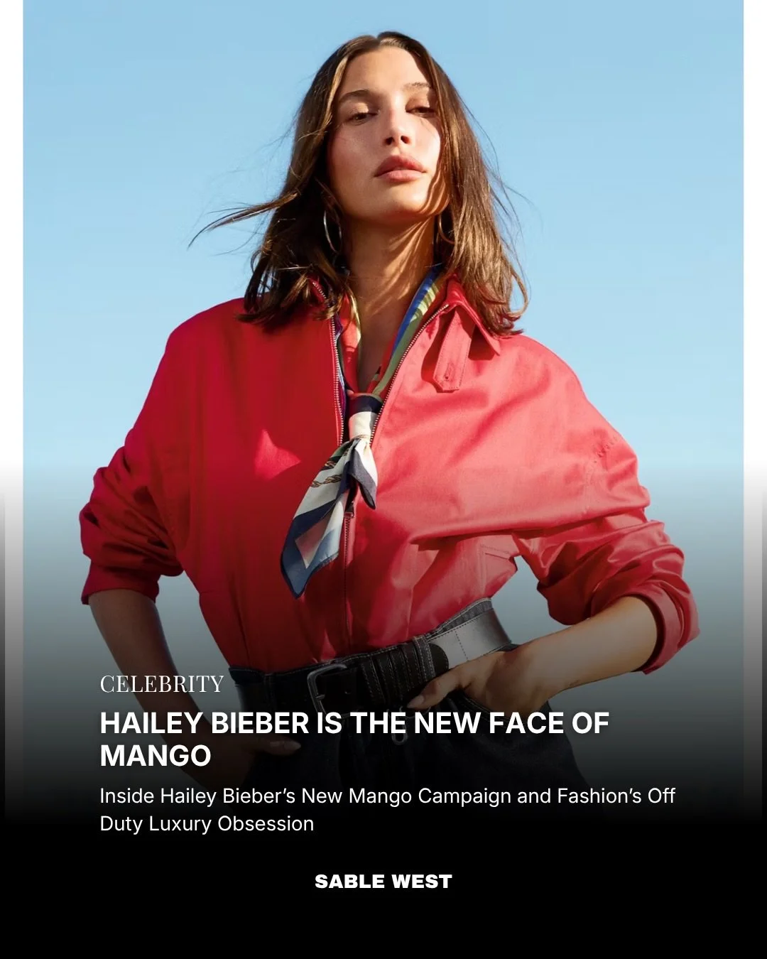 Hailey Bieber&rsquo;s new Mango campaign feels less like traditional fashion advertising and more like a mood. Oversized tailoring, clean tanks, black sunglasses, and the kind of off duty styling fashion keeps circling back to when maximalism burns o