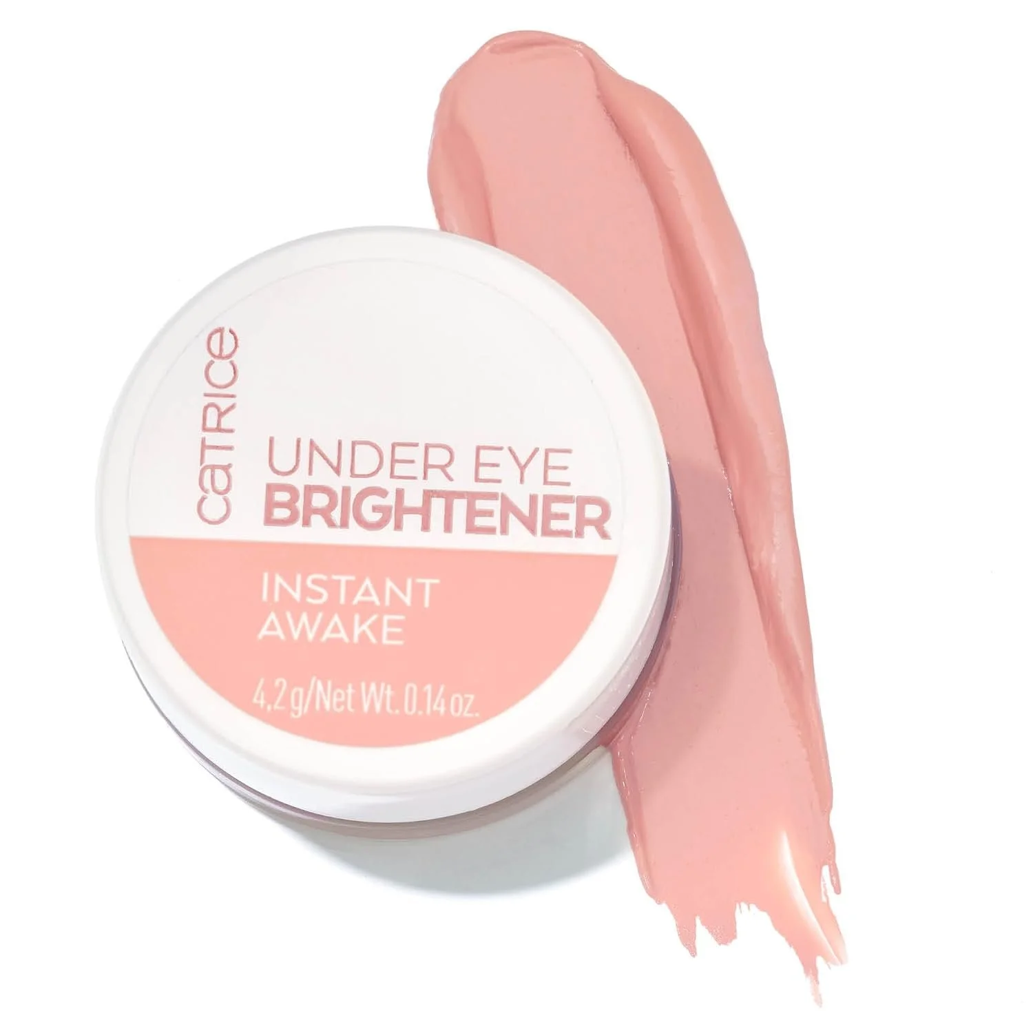 WHITE JAR OF PINK MAKEUP