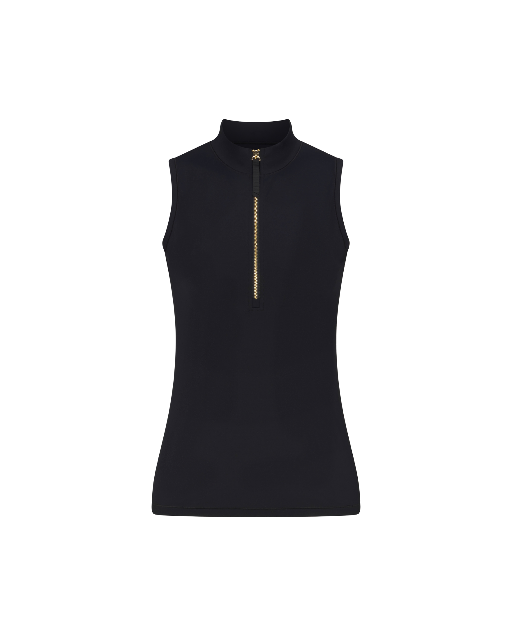 Sable West Club Standard, Williams Athletic Club Tabitha Tank 2026, gold half-zip mock-neck women's performance golf top, luxury athletic club apparel