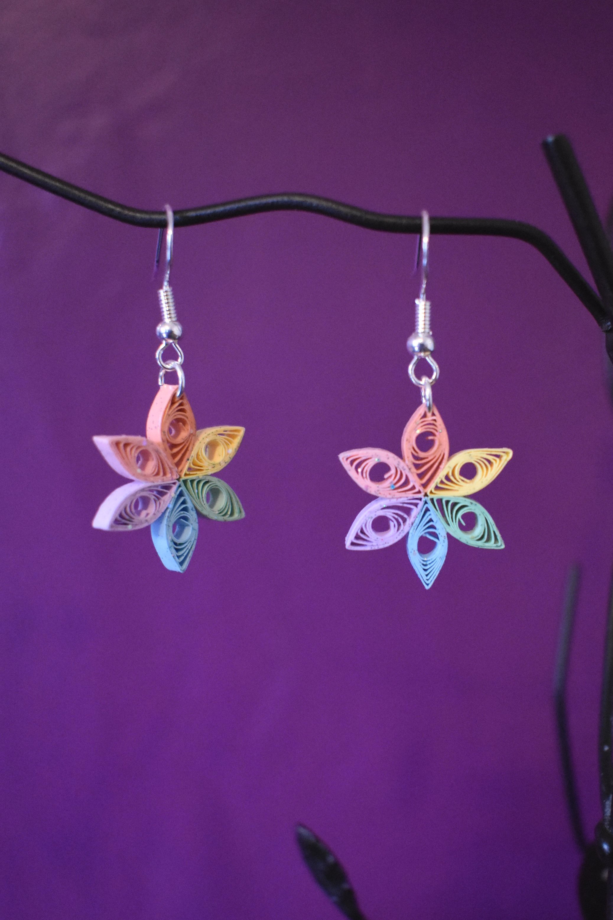 Pastel Rainbow Earrings