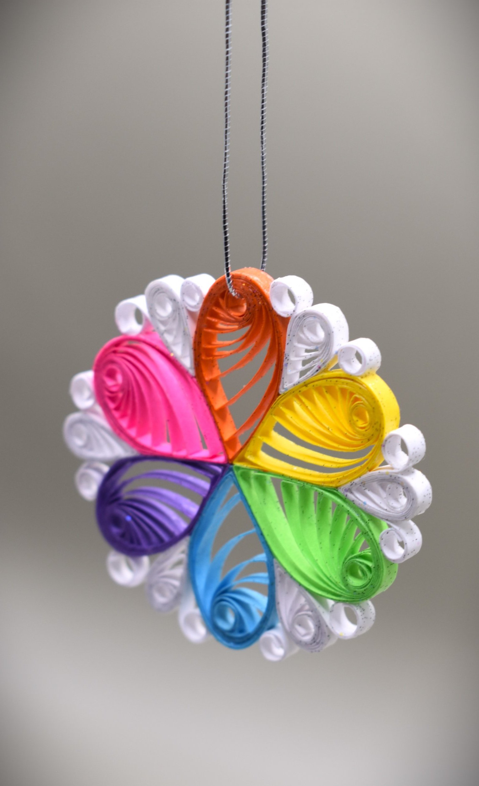 Neon Rainbow Flower