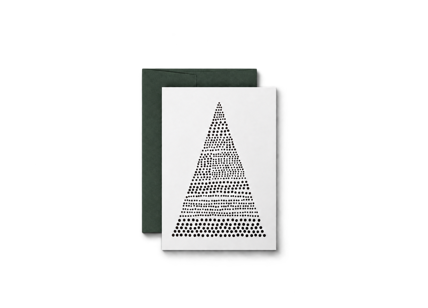 Bells, Black, Forest | Weihnachtskarten Set, 6 Karten mit Kuverts, DIN A6