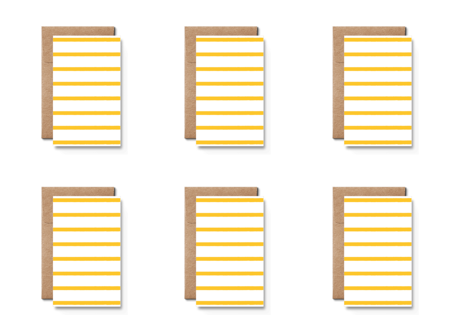 Stripetown Canary Yellow-Geschenkkarte-Front-6-Cards.png