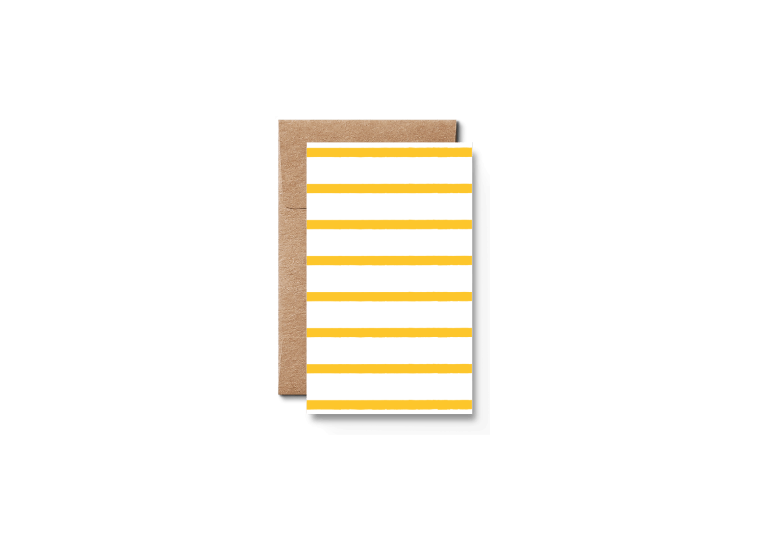 Stripetown Canary Yellow (NYC) | Geschenkanhänger Set, 6 Anhänger mit Kuverts