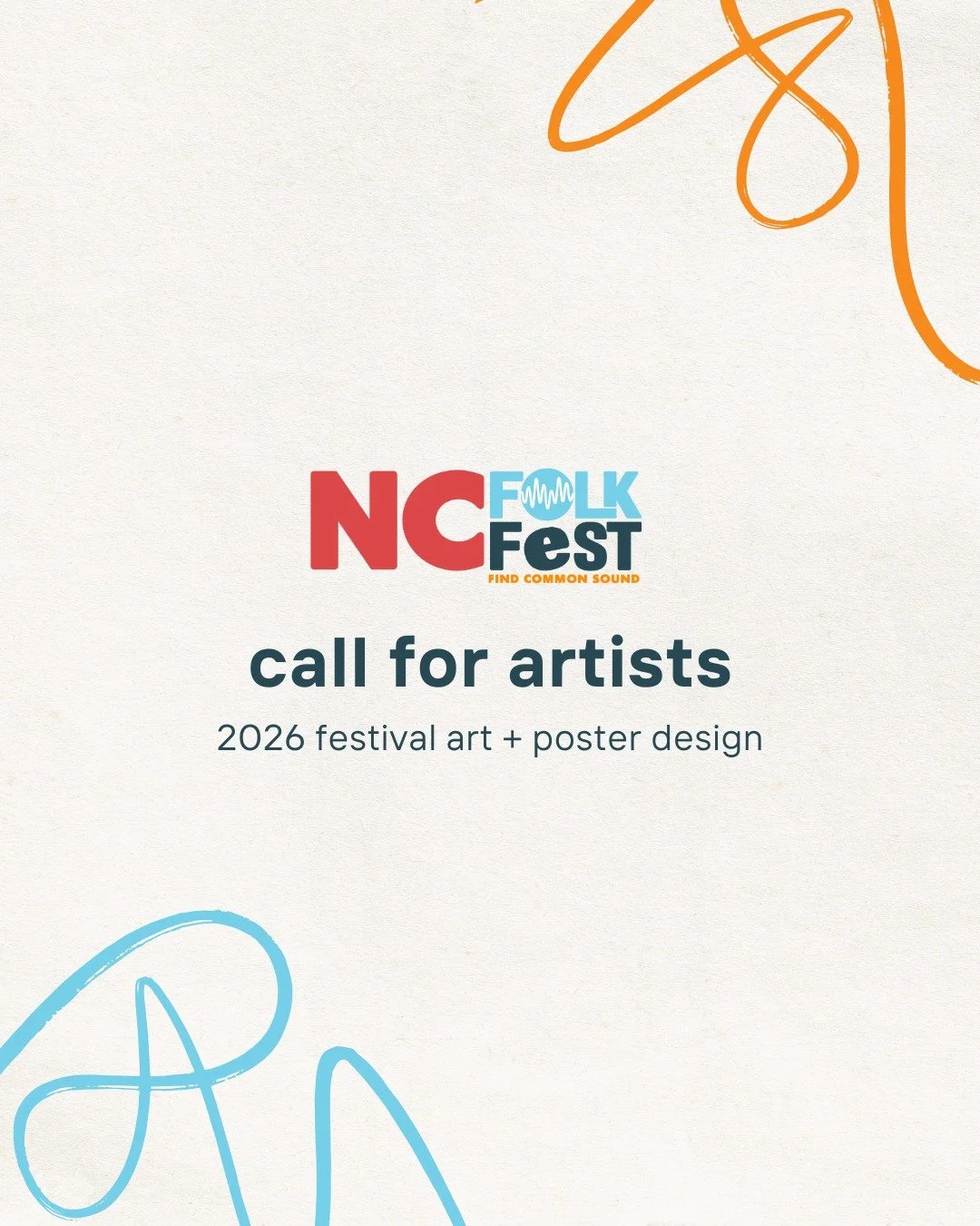 For the first time ever, the NC Folk Festival is inviting North Carolina&ndash;based artists to create the official artwork for our 2026 Festival. The selected artwork will be featured on the official poster and across festival promotions, merchandis