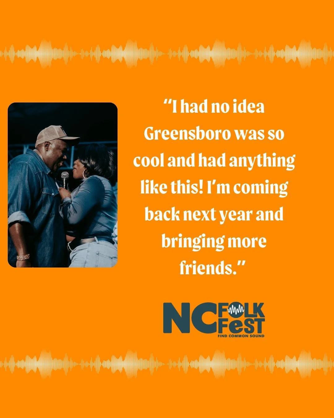 Three days downtown. Music in every direction. Strangers turning into friends. Dancing without a plan. That&rsquo;s the magic of the NC Folk Festival - bring your friends, we'll supply the vibes!

#supportlivemusic #northcarolina #ncfolkfest