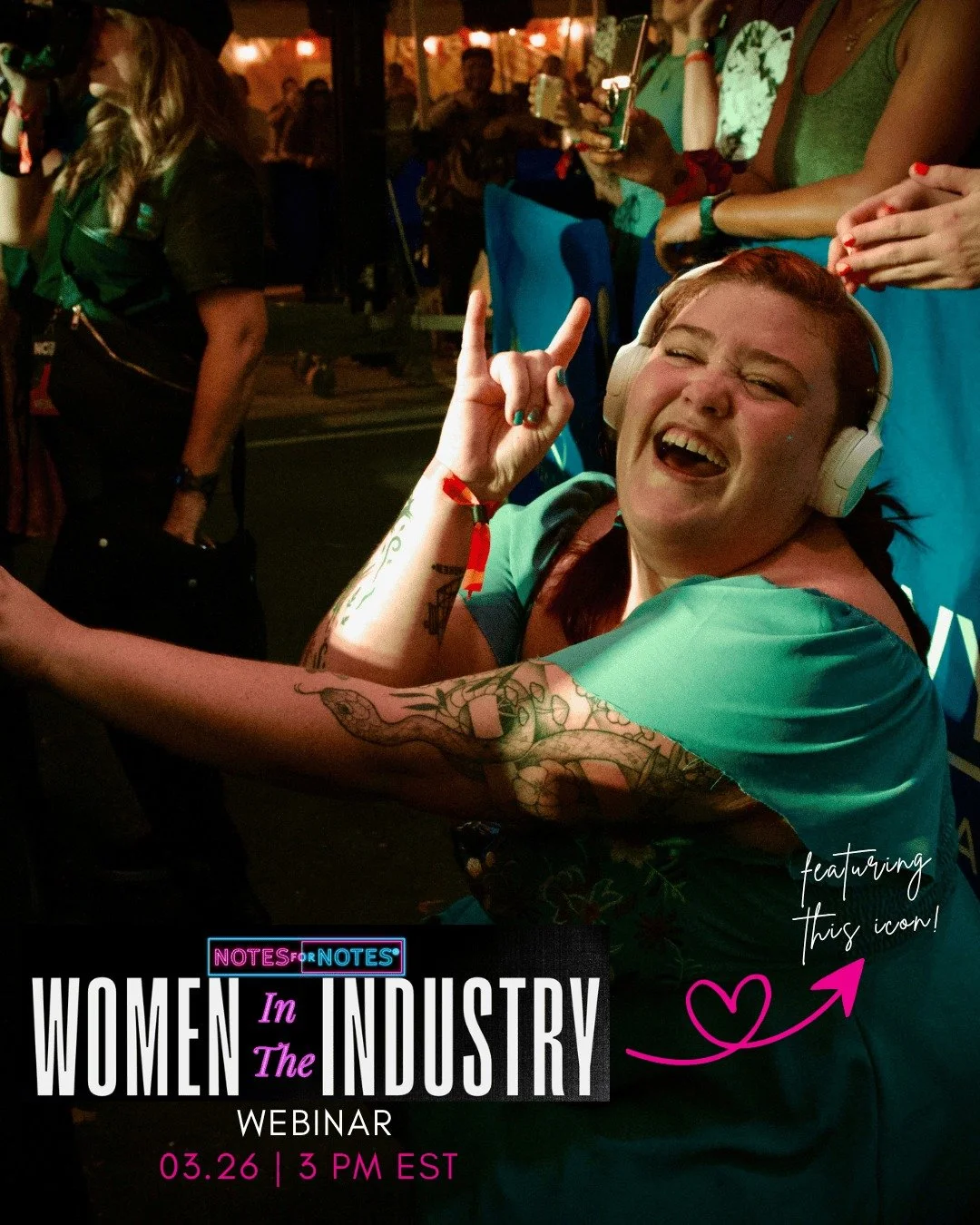 Women are rewriting the sound of the music industry.

On March 26 at 3 pm EST, we&rsquo;re bringing together artists, engineers, producers and creatives for our Women in the Industry webinar to talk real experiences, obstacles, advantages and the man