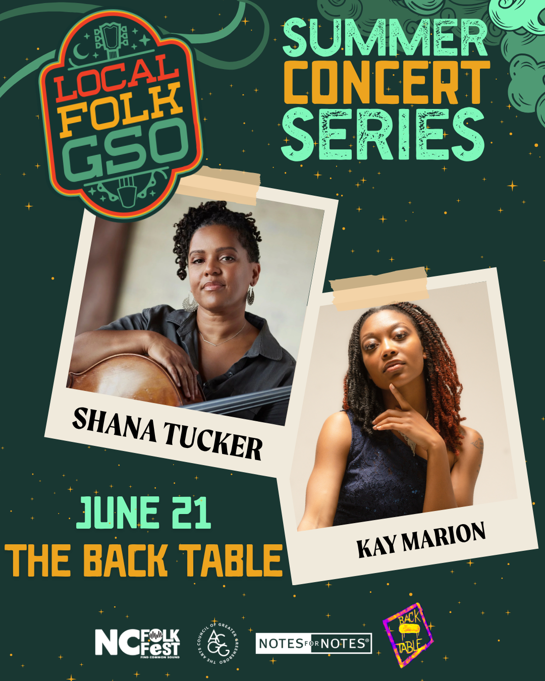 a graphic of shana tucker and kay marion