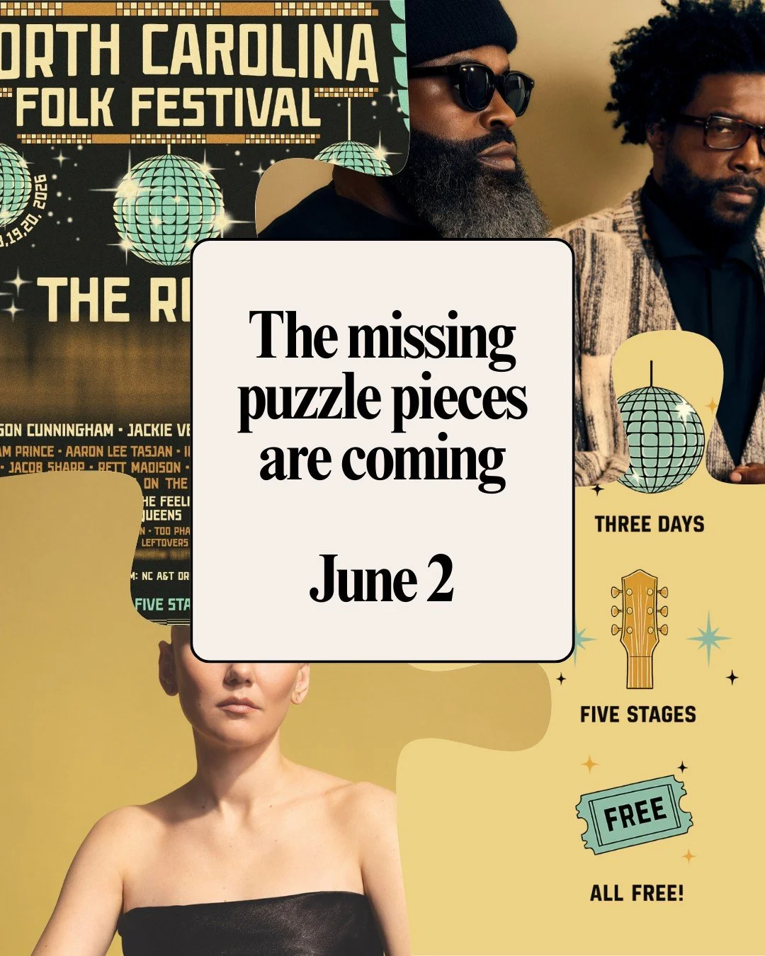 Another piece of the lineup is about to click into place 🧩 

Our next lineup announcement is loading, and all we can say is that we promise, this will give you even more reasons to clear your weekend.