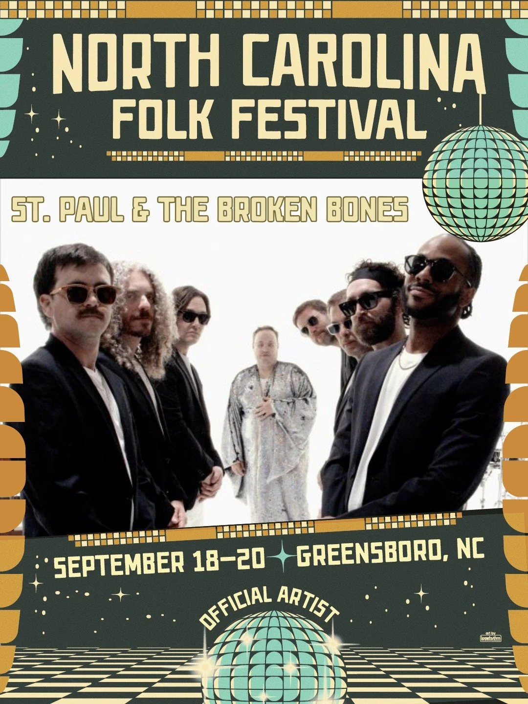 We're so proud to introduce St. Paul &amp; The Broken Bones, who will be joining us on the City Stage!

@stpaulandthebrokenbones are a powerhouse Alabama soul ensemble with a live show that you don't just hear, you FEEL. They&rsquo;re coming in fresh