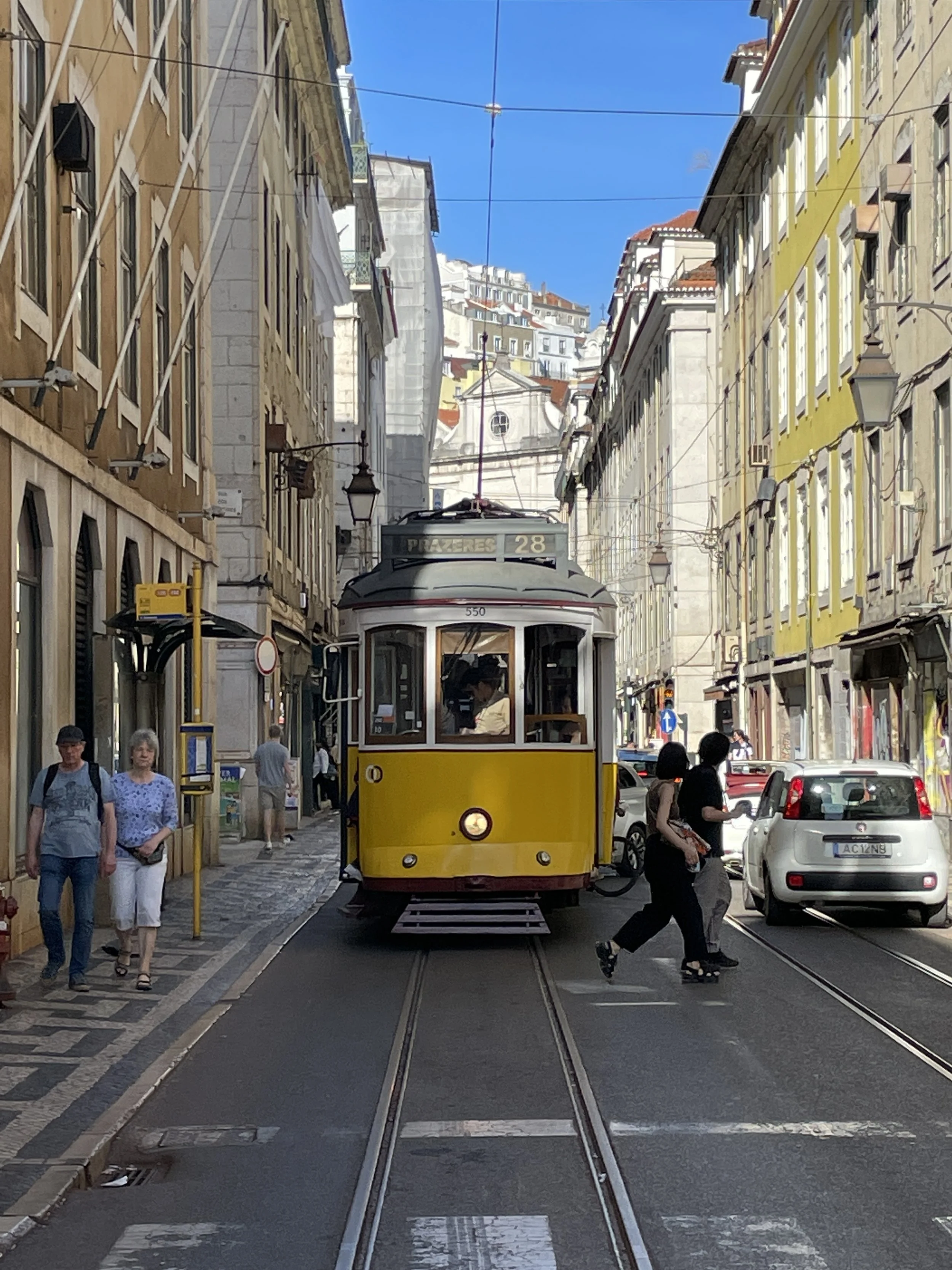 Tram in Lissabon