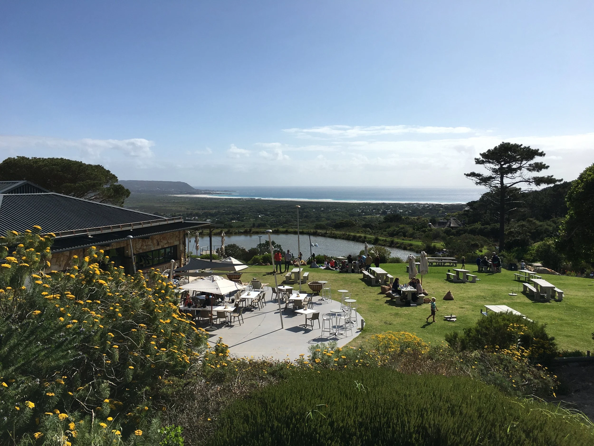 Wijndrinken met uitzicht