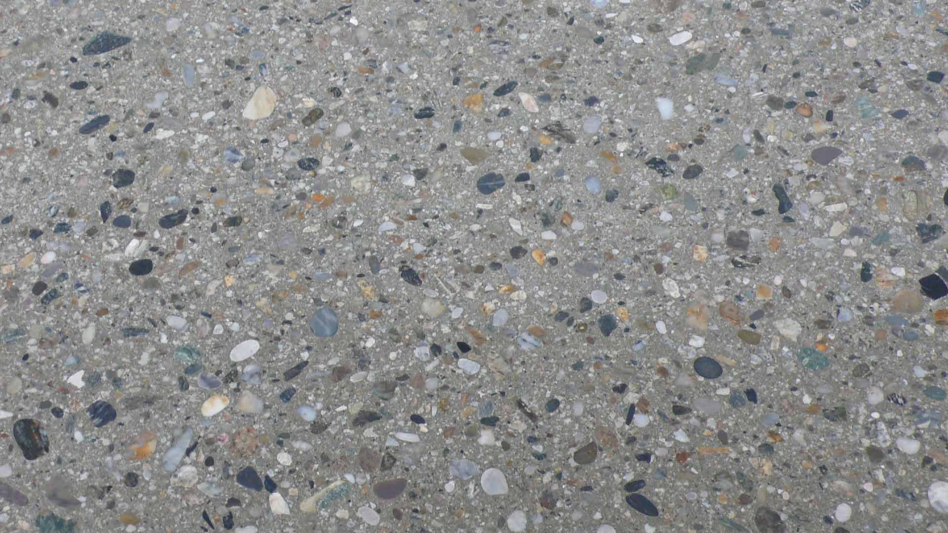 Bild von Ausschnitt eines Terrazzo Boden