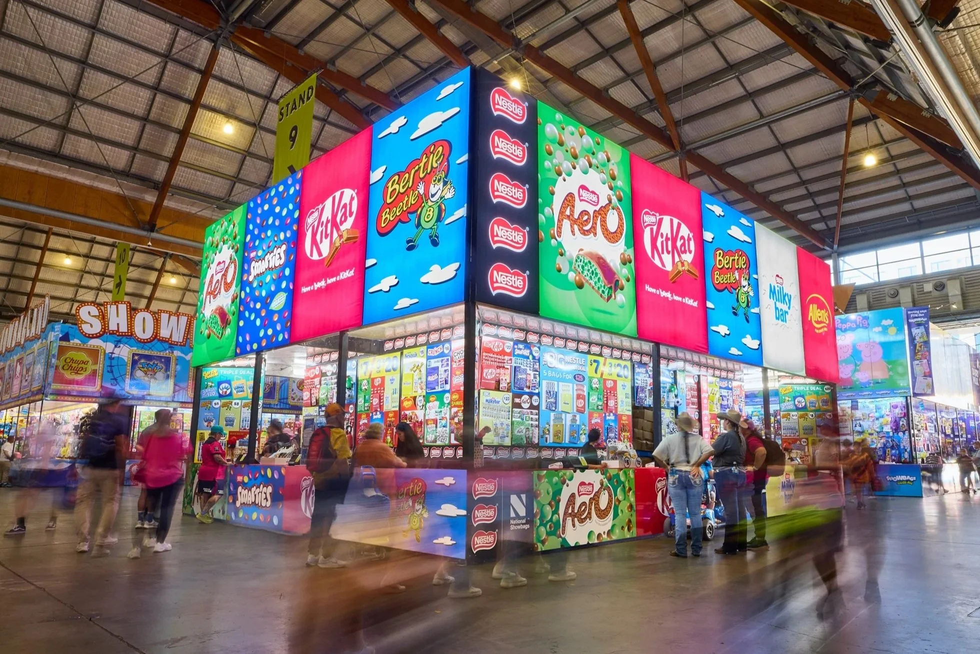 National Showbags Nestlé Stand