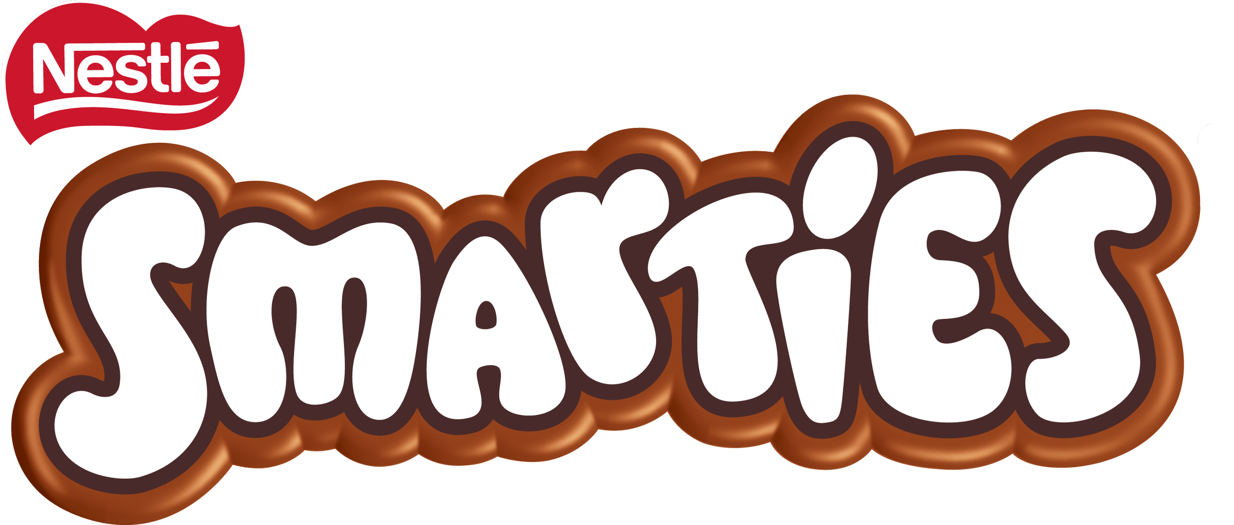 Nestlé Smarties logo with red and white colors.