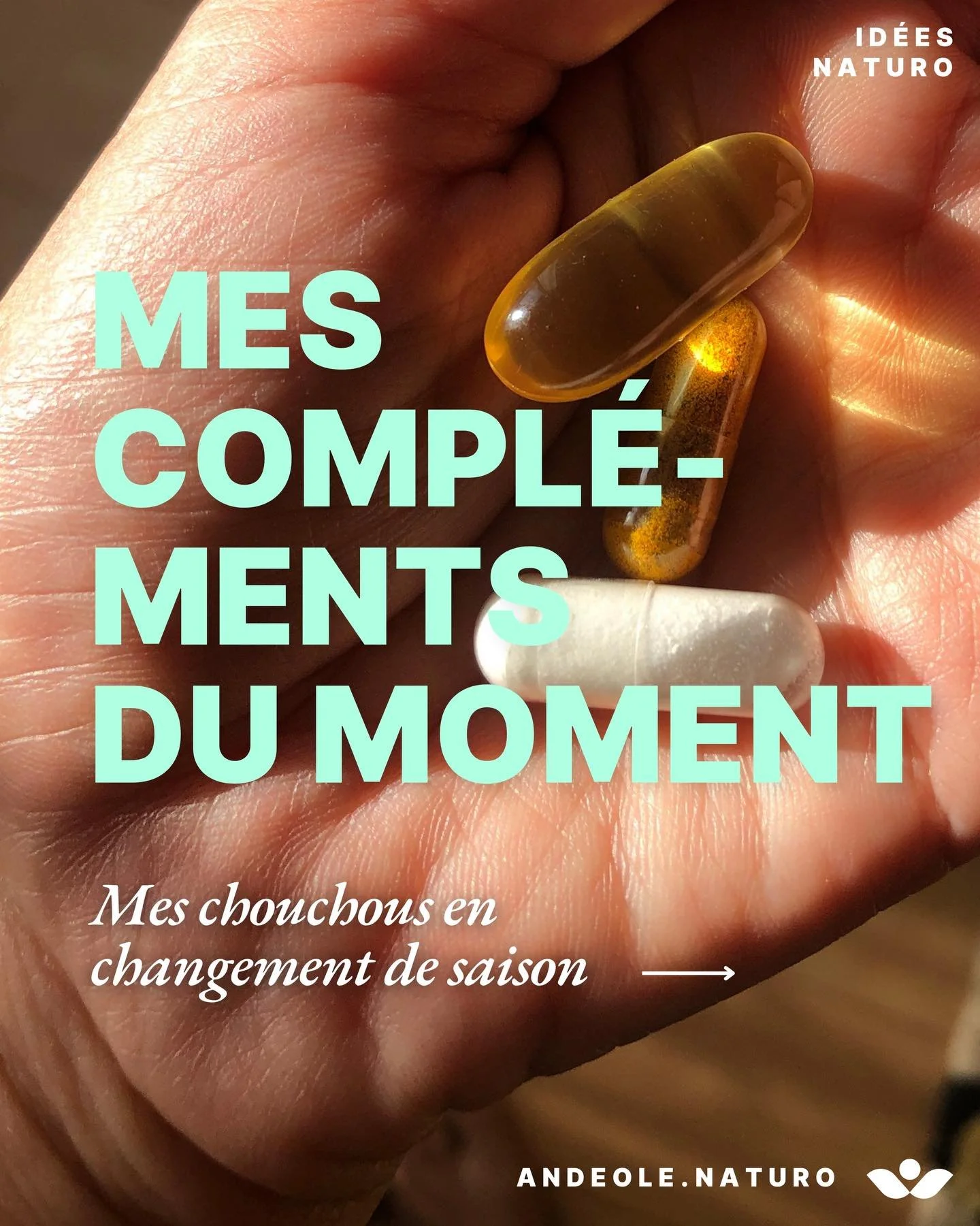 Pas la peine de prendre une flop&eacute;e de compl&eacute;ments alimentaires pour survivre au changement de saison. Voici quelques indispensables qui font du bien !

Commentez COMPL&Eacute;MENTS pour recevoir les formes les mieux assimil&eacute;s que