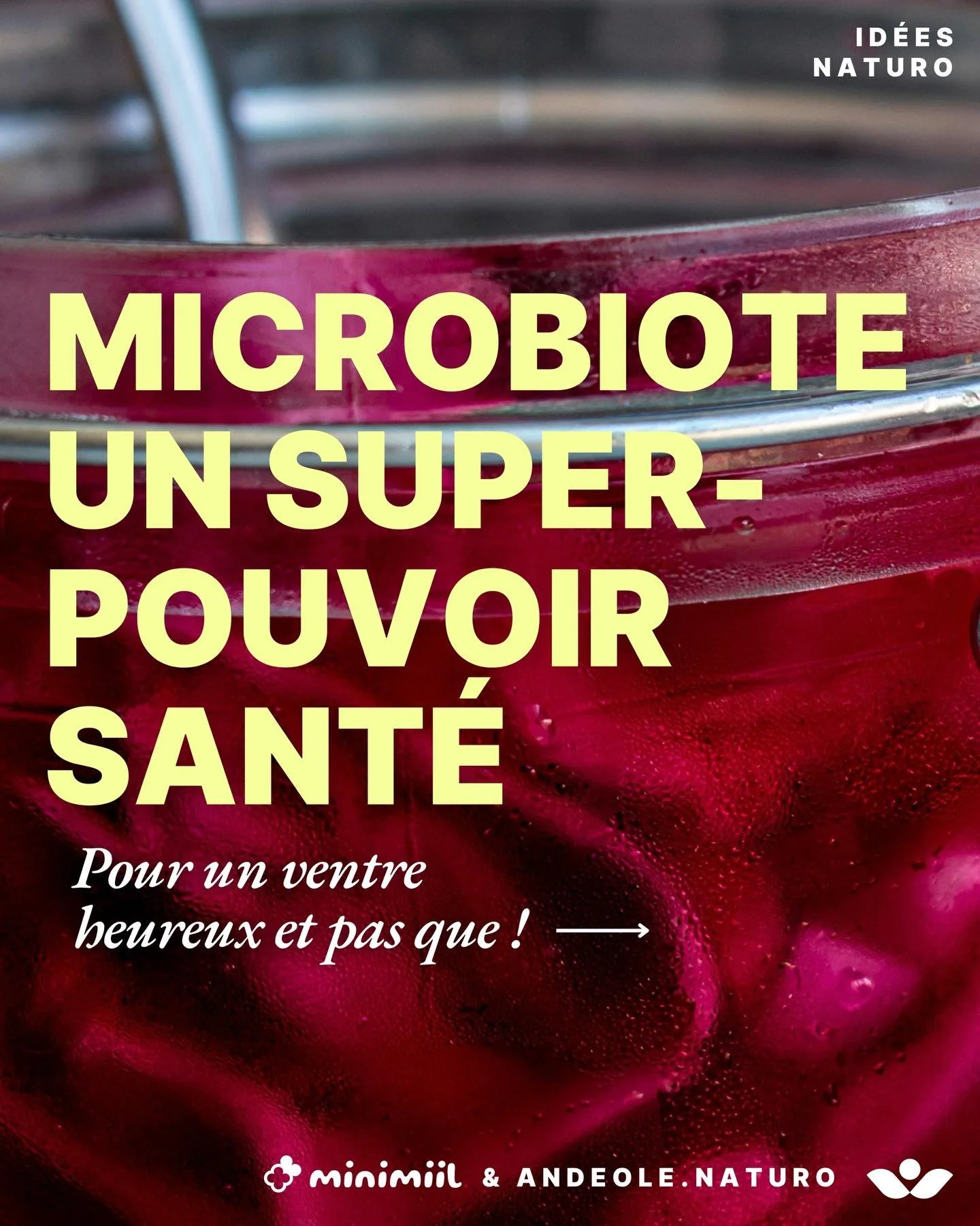Saviez-vous que 70% de notre immunit&eacute; se trouvait dans la sph&egrave;re digestive ? 

Alors autant en prendre soin ! Et cela commence par un microbiote en bonne sant&eacute;. J&rsquo;ai eu le plaisir de tester la boisson ferment&eacute;e de @m