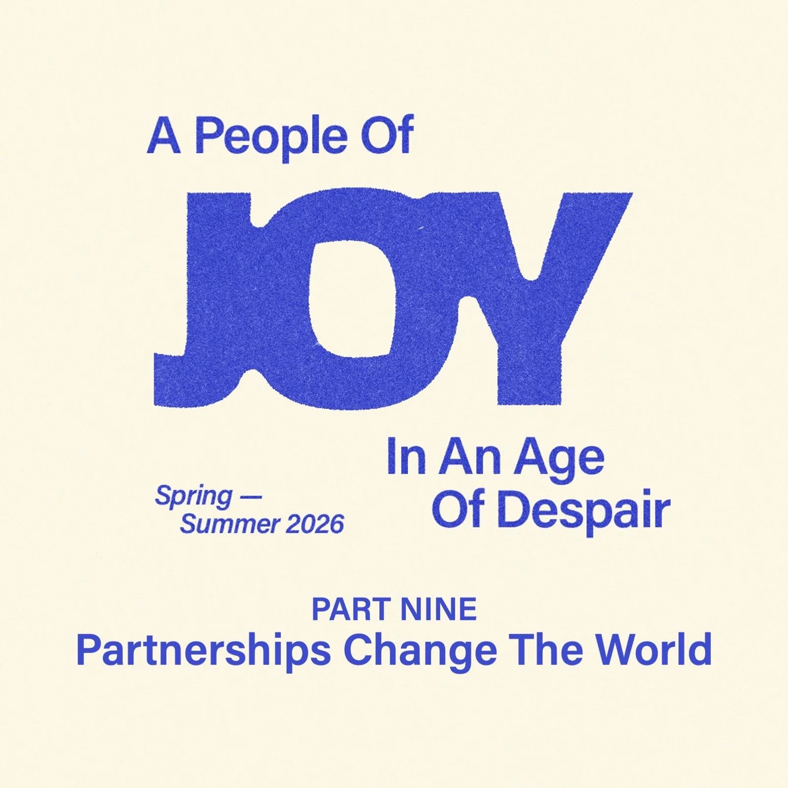 Partnerships Change the World