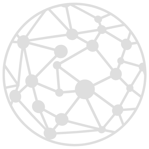Globe stylisé avec un réseau de connexions représentant les réseaux mondiaux ou la communication globale.