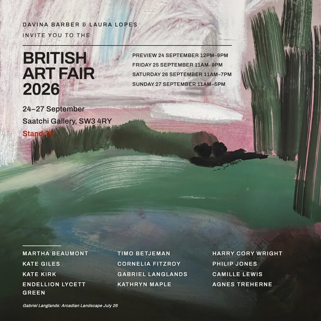 Davina Barber and Davina Lopes at the British Art Fair 2026