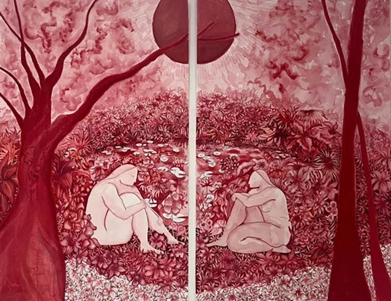Red Sun: Diptych