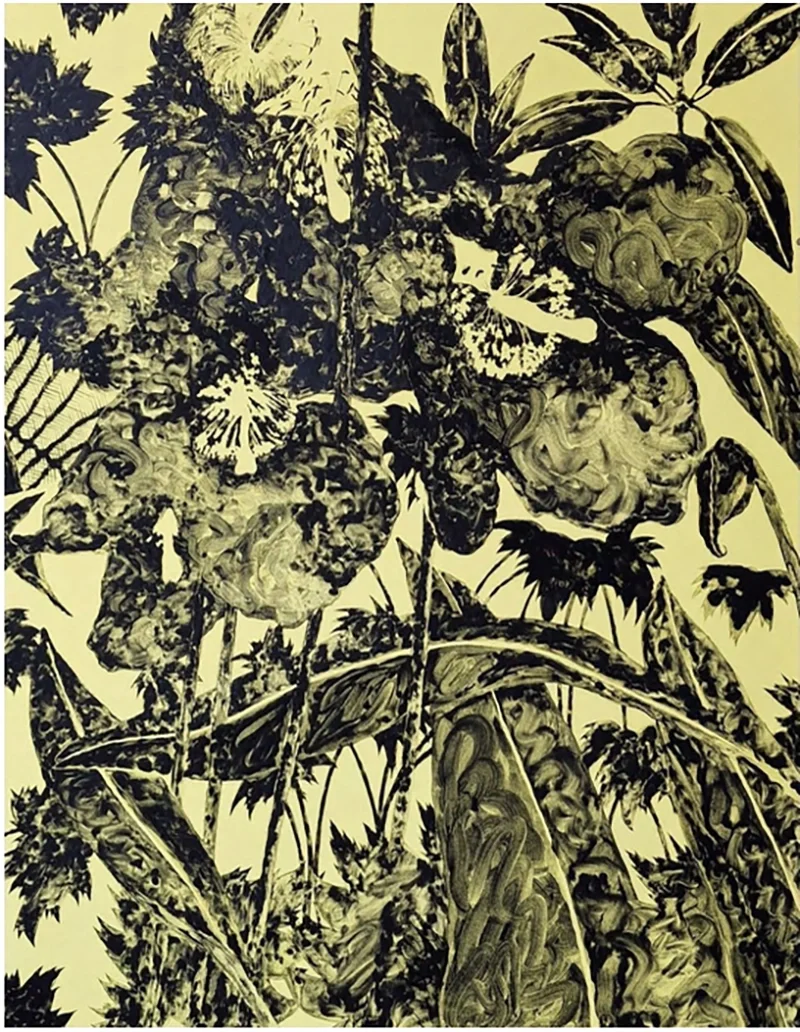 Original work depicting Meconopsis flowers by Timothy Betjeman