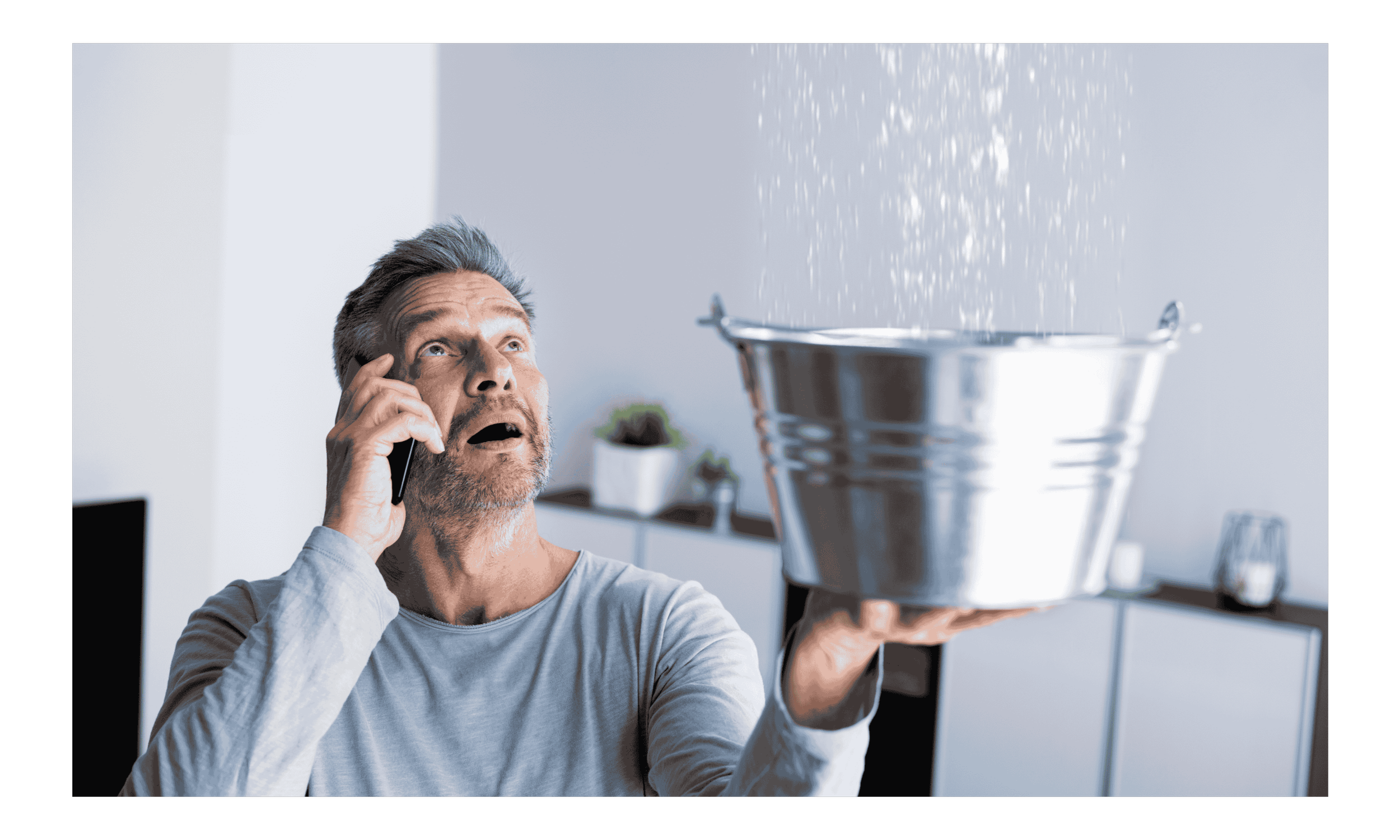 Retailer discovering leaking bucket metaphor representing Meta DPA campaigns losing budget due to poor product feed optimisation