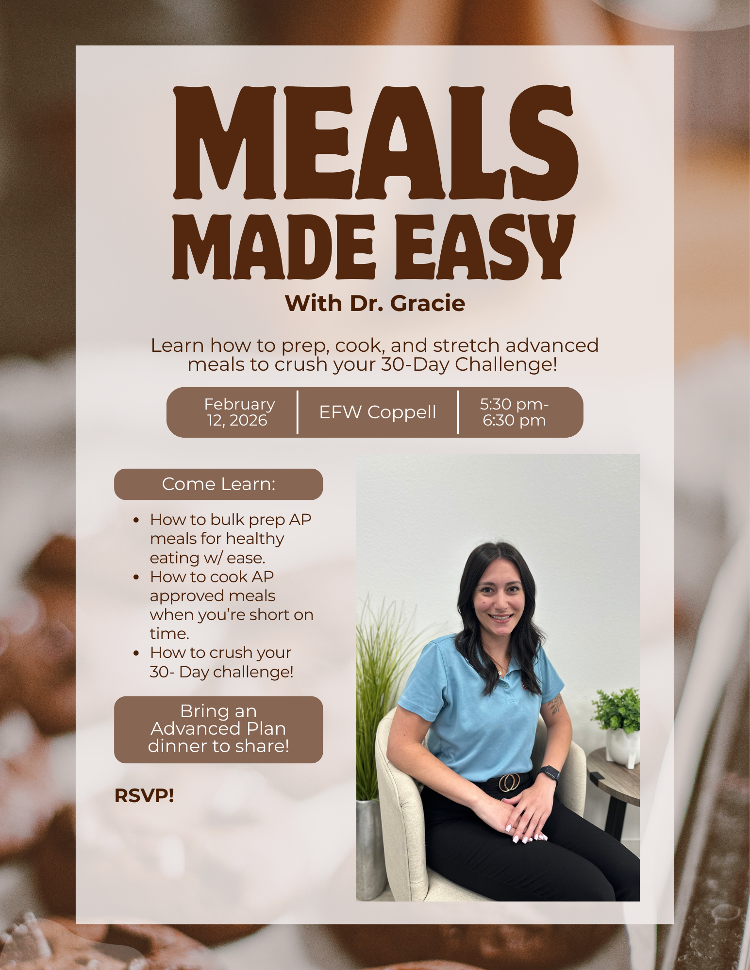 Meals Made Easy with Dr. Gracie