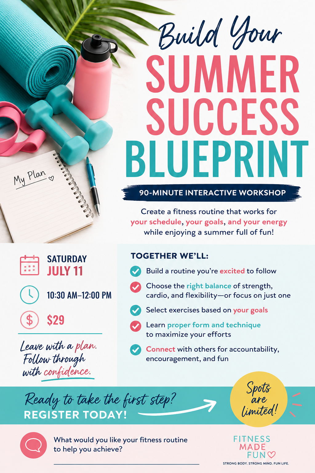 💪 Build Your Summer Blueprint