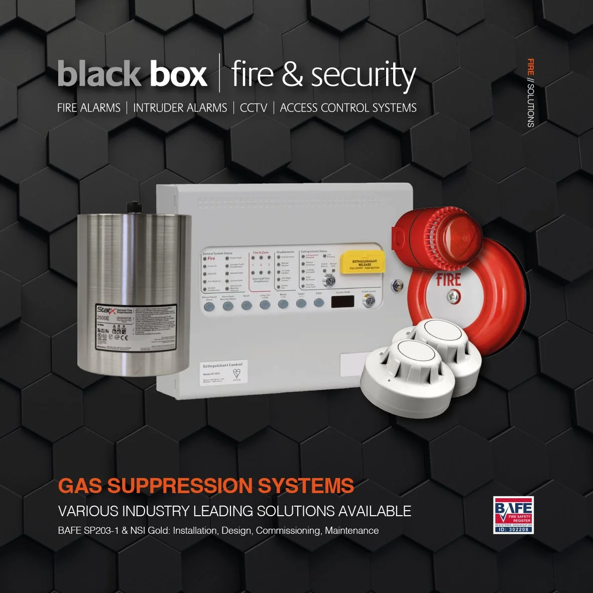 Black Box Fire & Security | Gas Suppression Systems