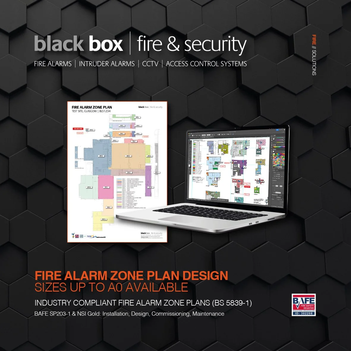 Black Box Fire & Security | Fire Alarm Zone Plan Design