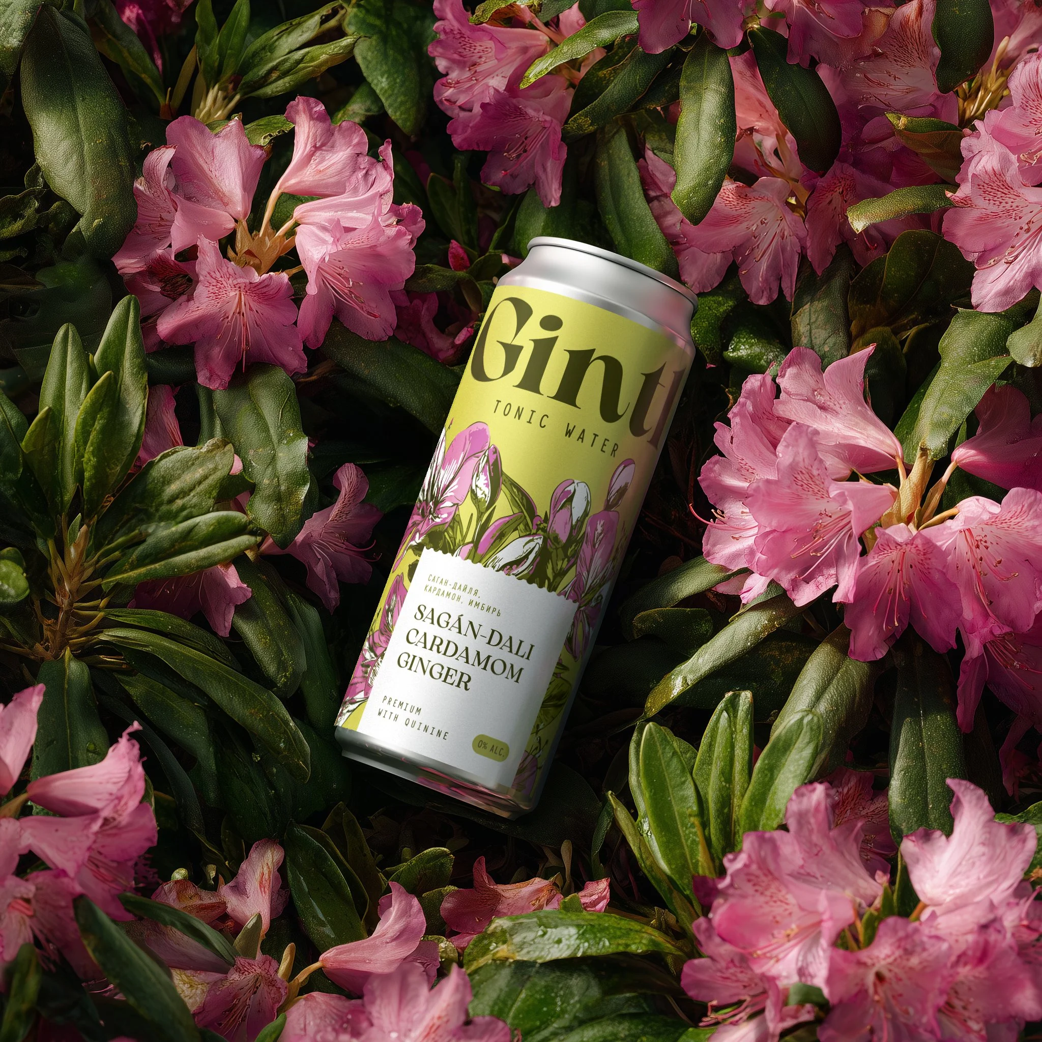 GINTL. TONIC WATER. PACKAGING DESIGN