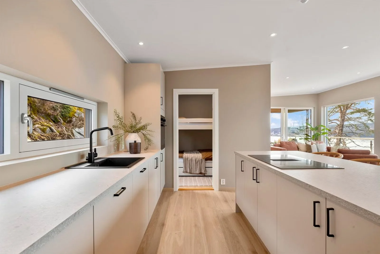 Åpen kjøkkenløsning