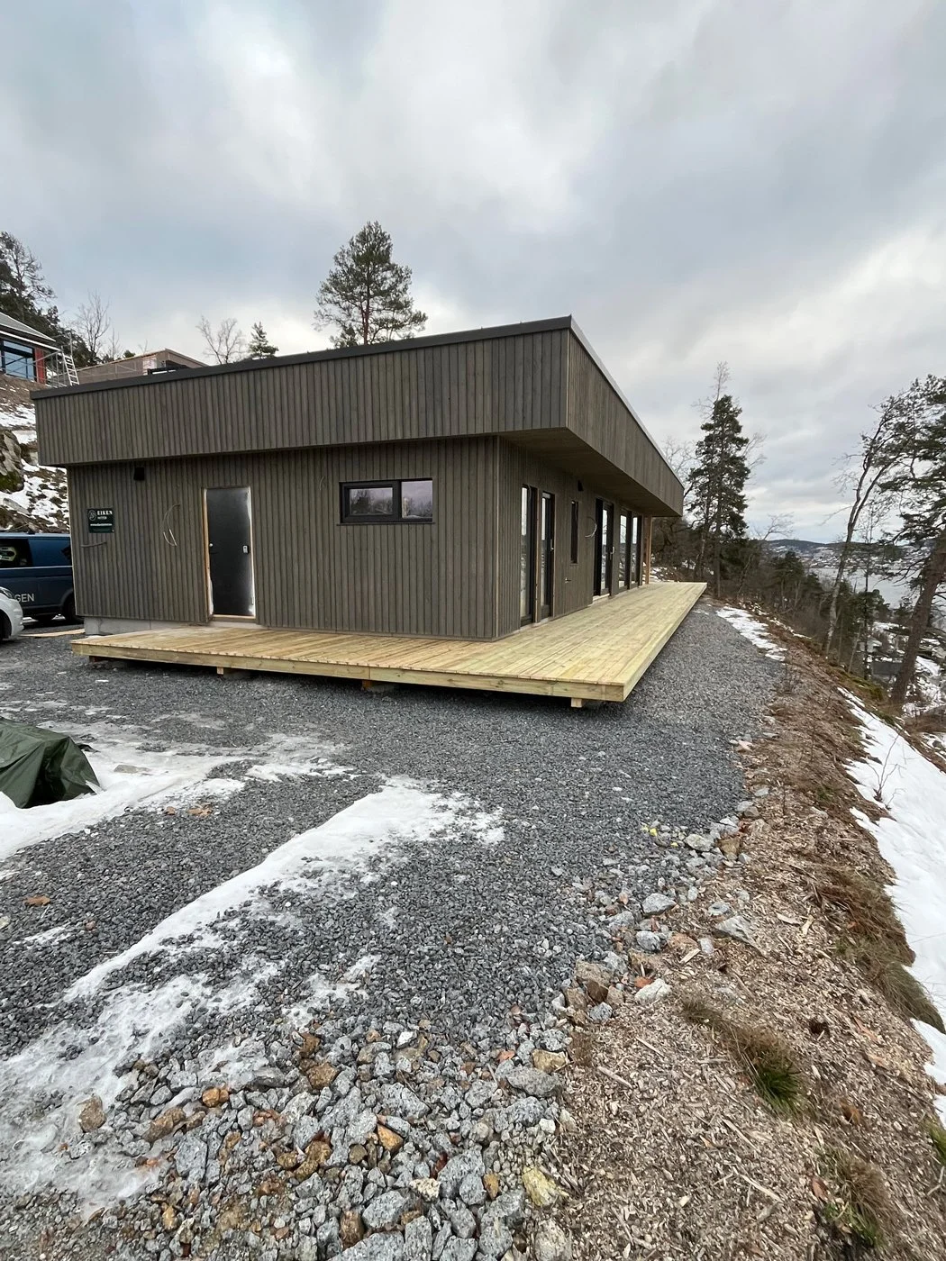 Byggeprosessen fasade