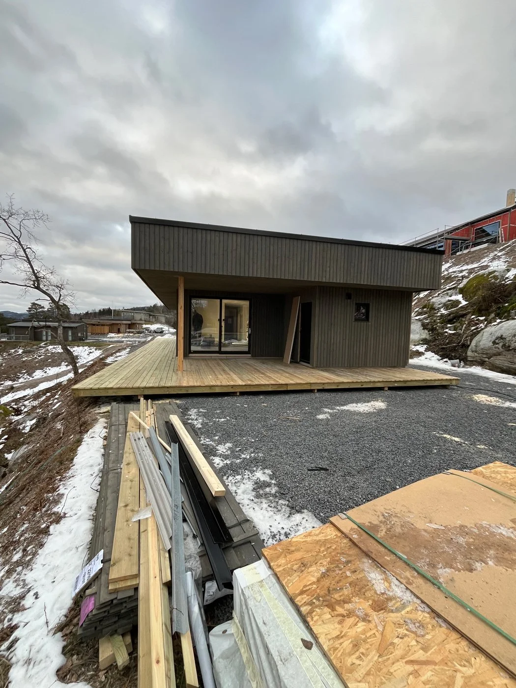 Byggeprosessen fasade