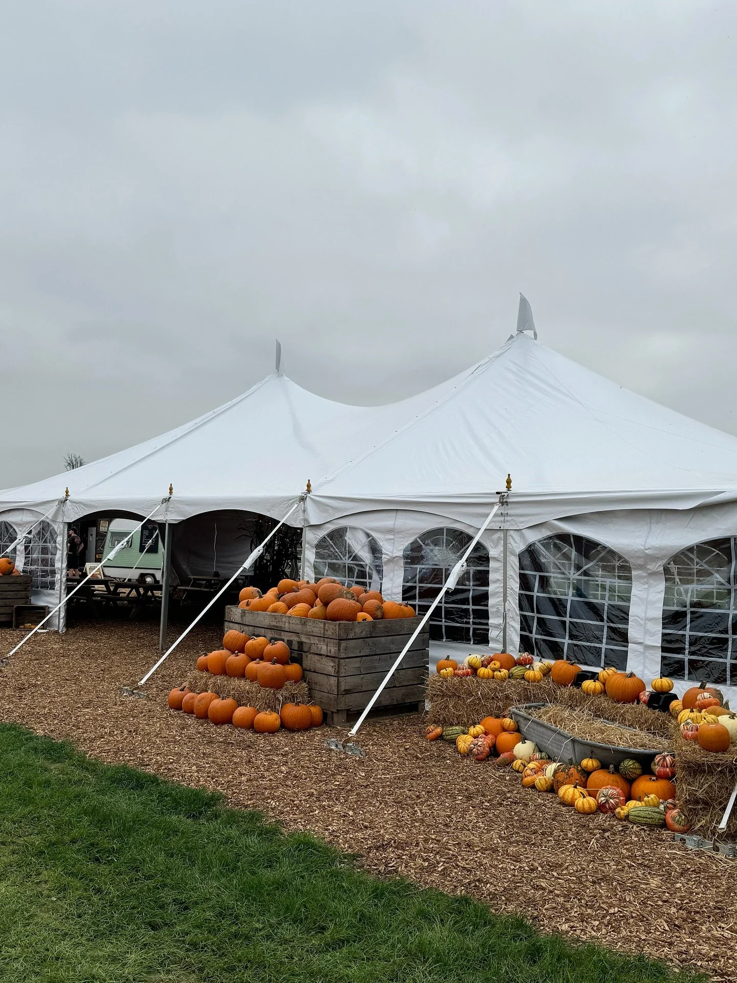 We’re open - rain or shine! ☔️🌾
It might be a soggy one out there, but pop on your wellies, grab a raincoat, and embrace a proper British day out on the farm. Our marquee offers plenty of shelter (and pumpkin painting, crafts, face painting a