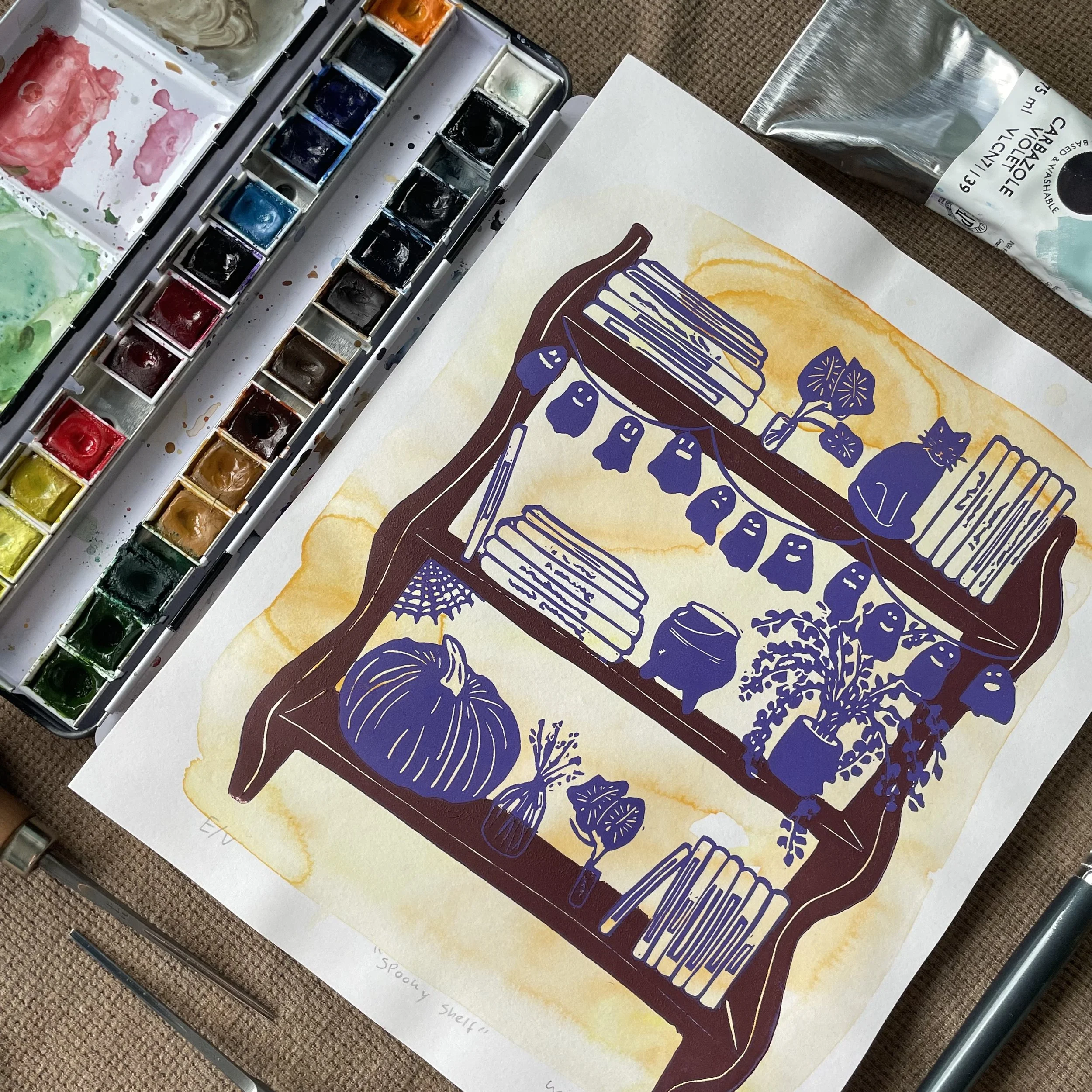 Spooky Shelf