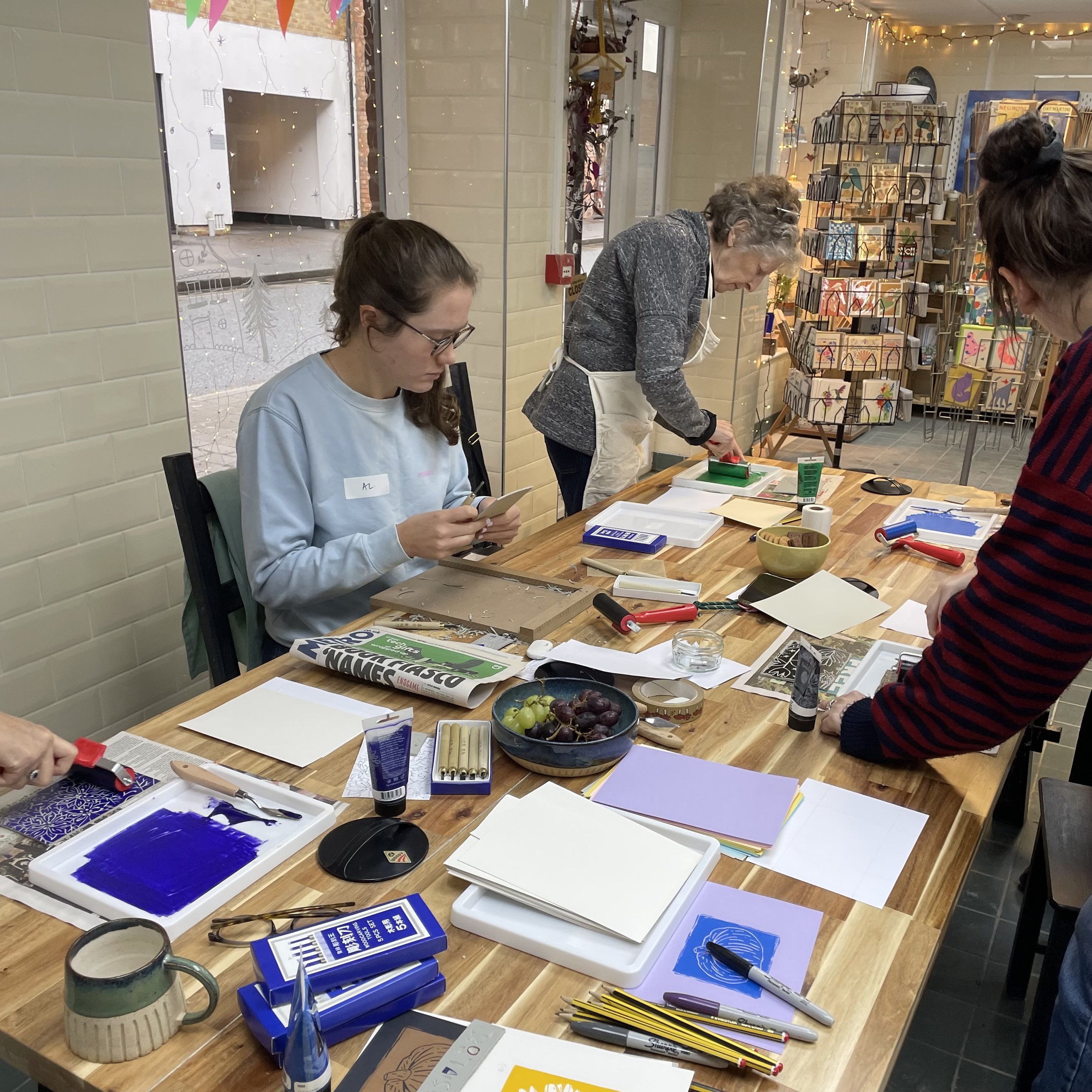 Lino Print Workshop coming soon...