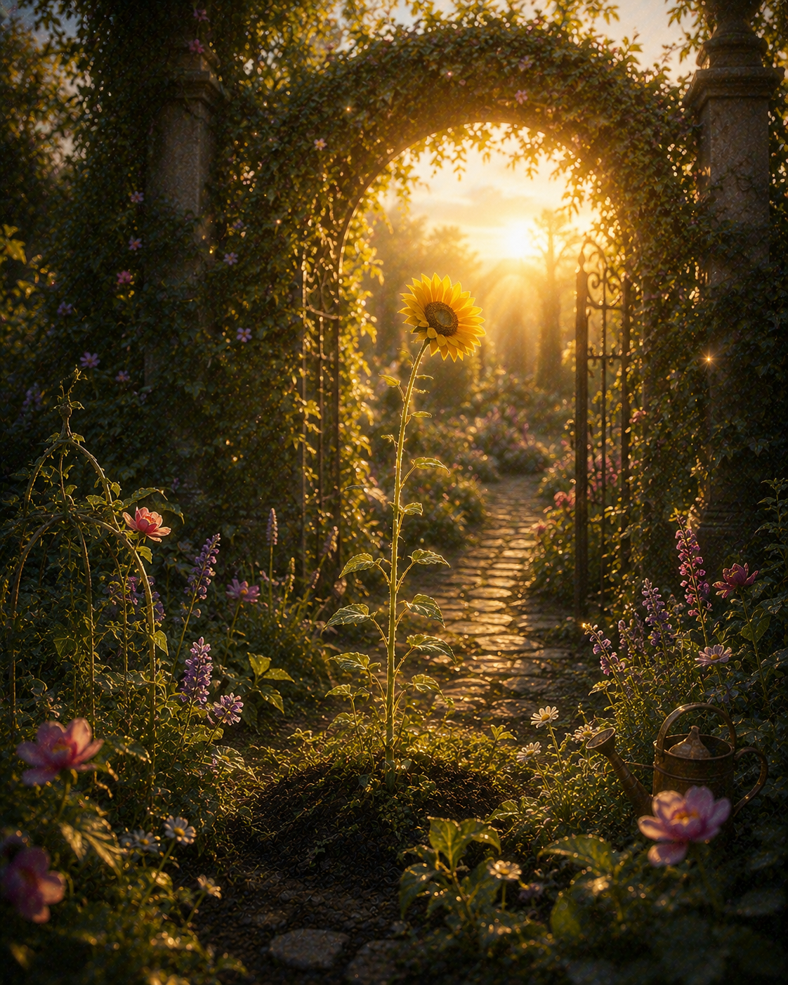 Stretching Toward the Sun
