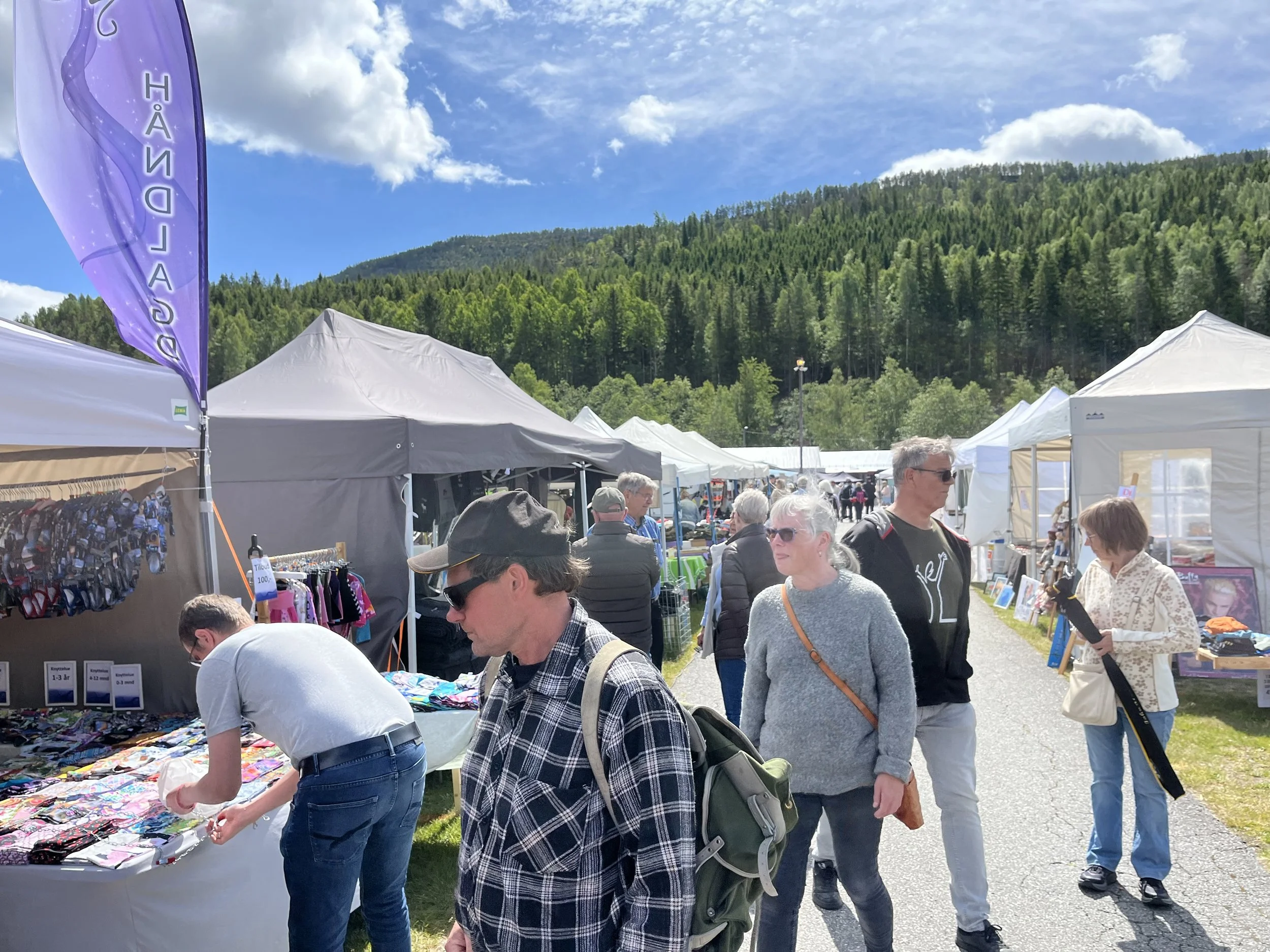 Publikum under marknaden