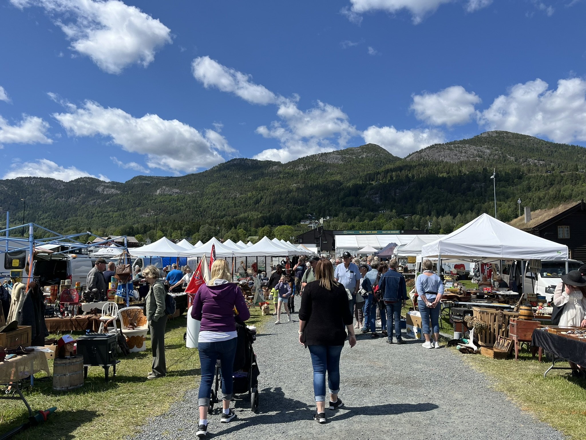 Publikum på Vårmarknaden