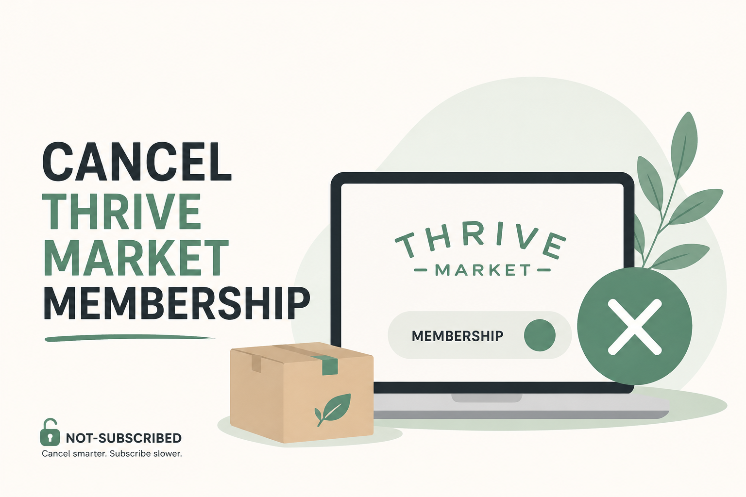 How to Cancel Thrive Market Membership