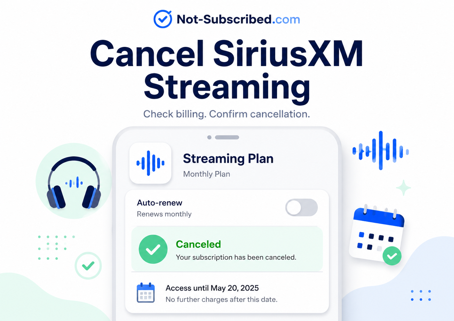 How to Cancel SiriusXM Streaming