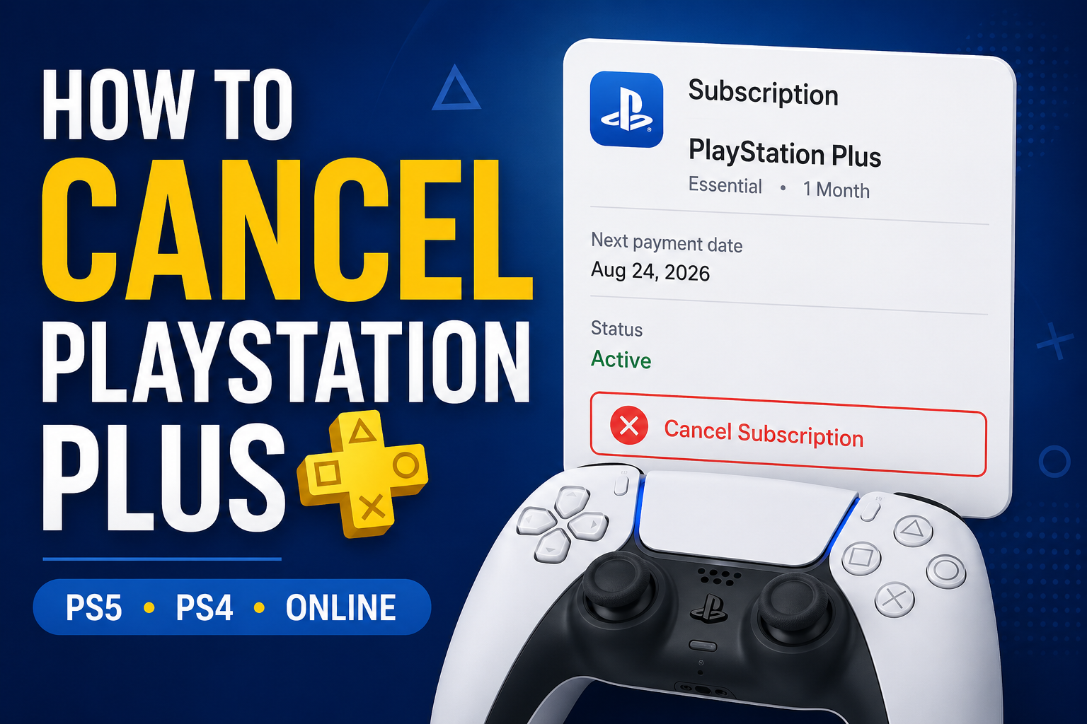 How to Cancel PlayStation Plus