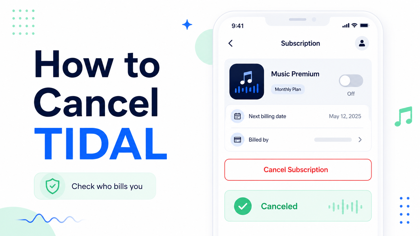 How to Cancel TIDAL