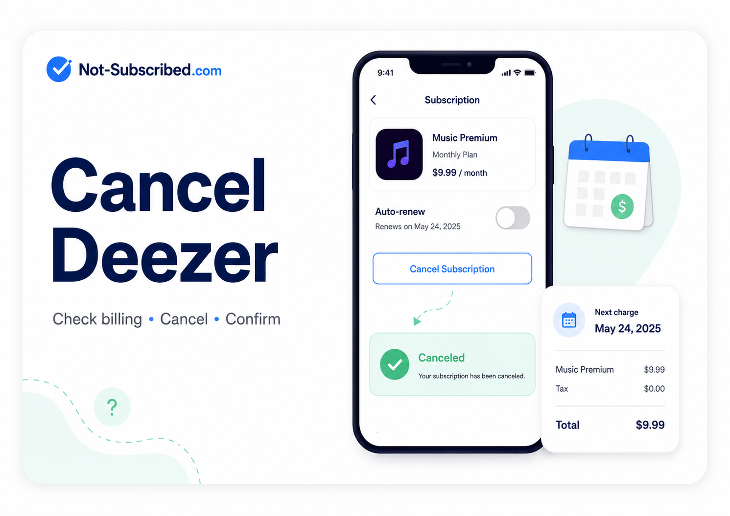 How to Cancel Deezer