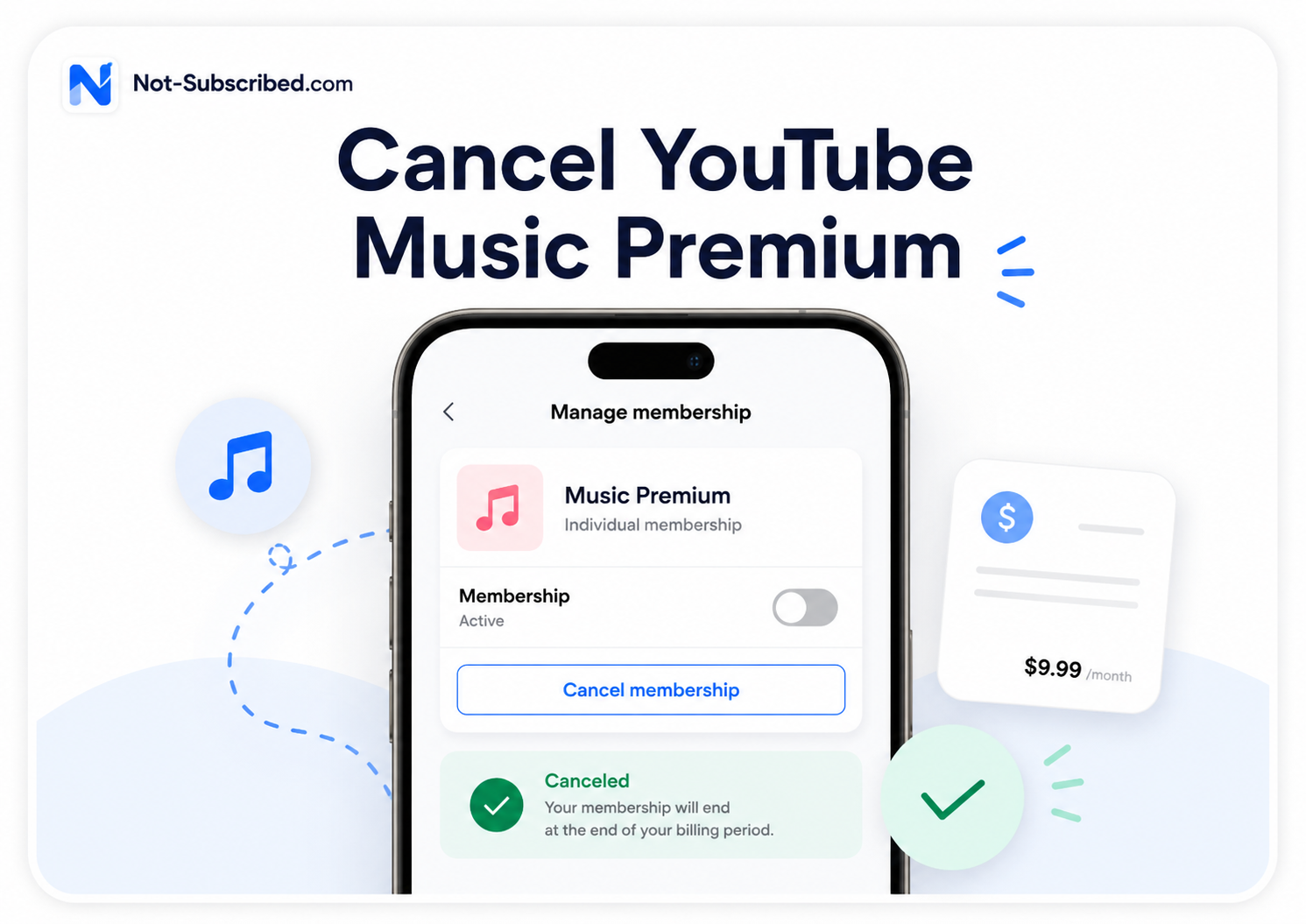 How to Cancel YouTube Music Premium