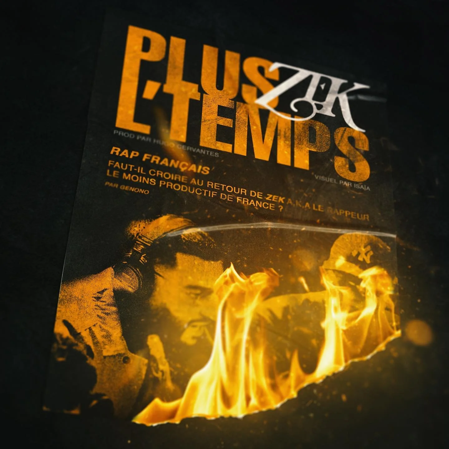 "PLUS L'TEMPS" - Zek - Cover art